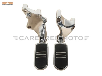 

Chrome Streamliner Motorcycle Foot peg & Bracket Moto Foot Rest case for Harley 883 1200 XL Sportster 2014 2015 2016 2017