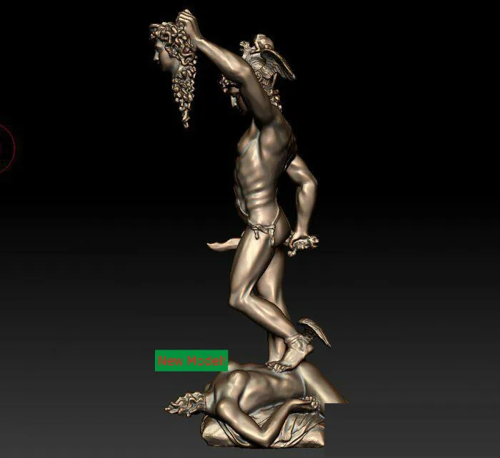 Новая модель 3D для ЧПУ или принтеров в формате STL Perseus of македоon|3d model for cnc|for cncmodel 3d |