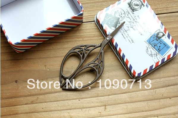 

Free Shipping 1 X Beak Vintage Style Scissors Antique Design Embroidery Sewing Scissors DIY Hand Tool