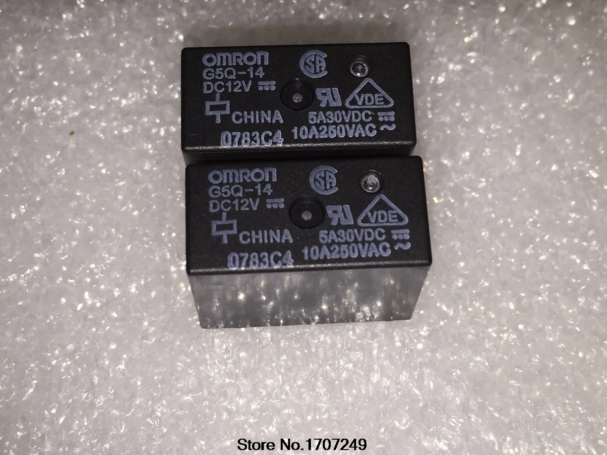 Бесплатная доставка новое оригинальное реле мощности 10 шт./лот G5Q 14 DC12V 12VDC 12V 10A