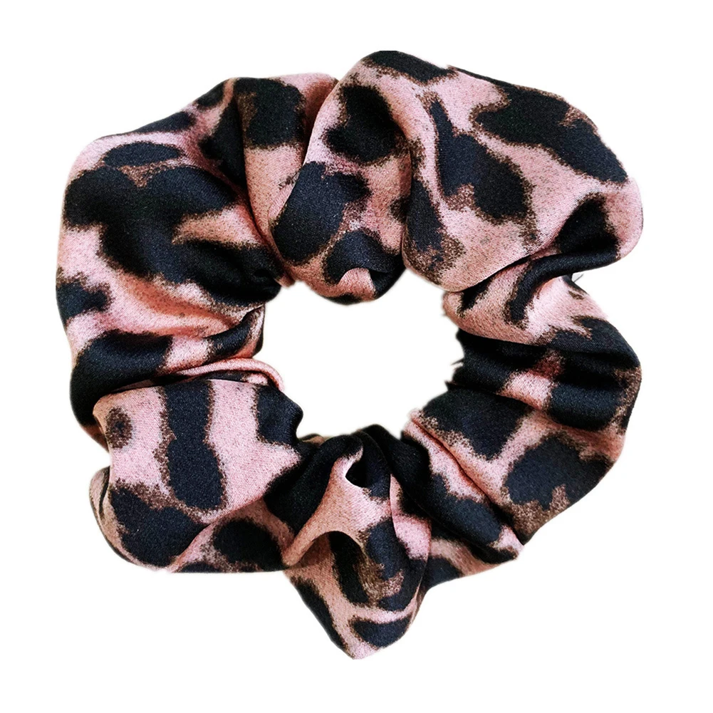 Модные резинки для волос с леопардовым змеиным принтом для девочек и женщин, ретро эластичные резинки для волос, аксессуары для волос, держатель