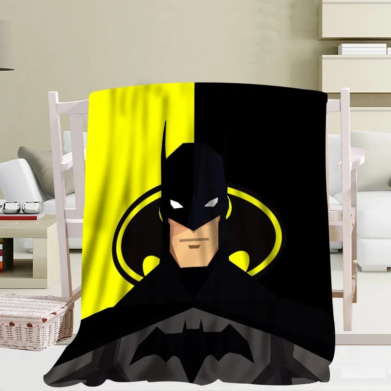 

New Arrival Custom Batman Blanket Sofa New Blanket Portable Soft Blanket Bed Plane Travel Adult Home Blanket