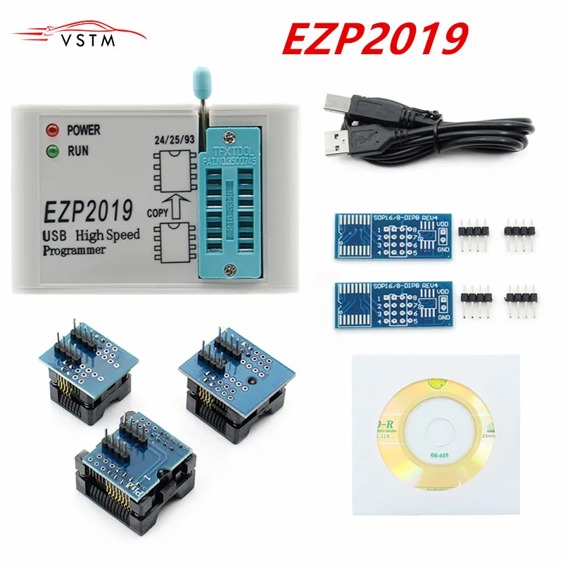EZP высокоскоростной USB SPI программатор EZP2019 Поддержка 32M Flash 24 25 93 EEPROM 25 flash биос