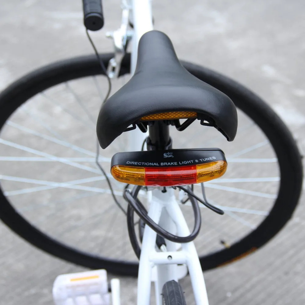 Велосипедный задний светильник, велосипедный светодиодный индикатор поворота, тормозной сигнальный задний светильник, водонепроницаемый велосипедный задний светильник для горного велосипеда