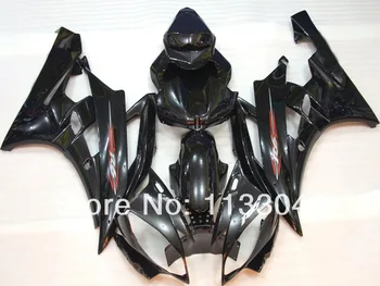 

Pre_drilled fairing kit for YAMAHA YZF-R6 06-07 YZF R6 06 07 YZF 600 R6 2006 2007 #001B black motorcycle fairing parts +7gifts