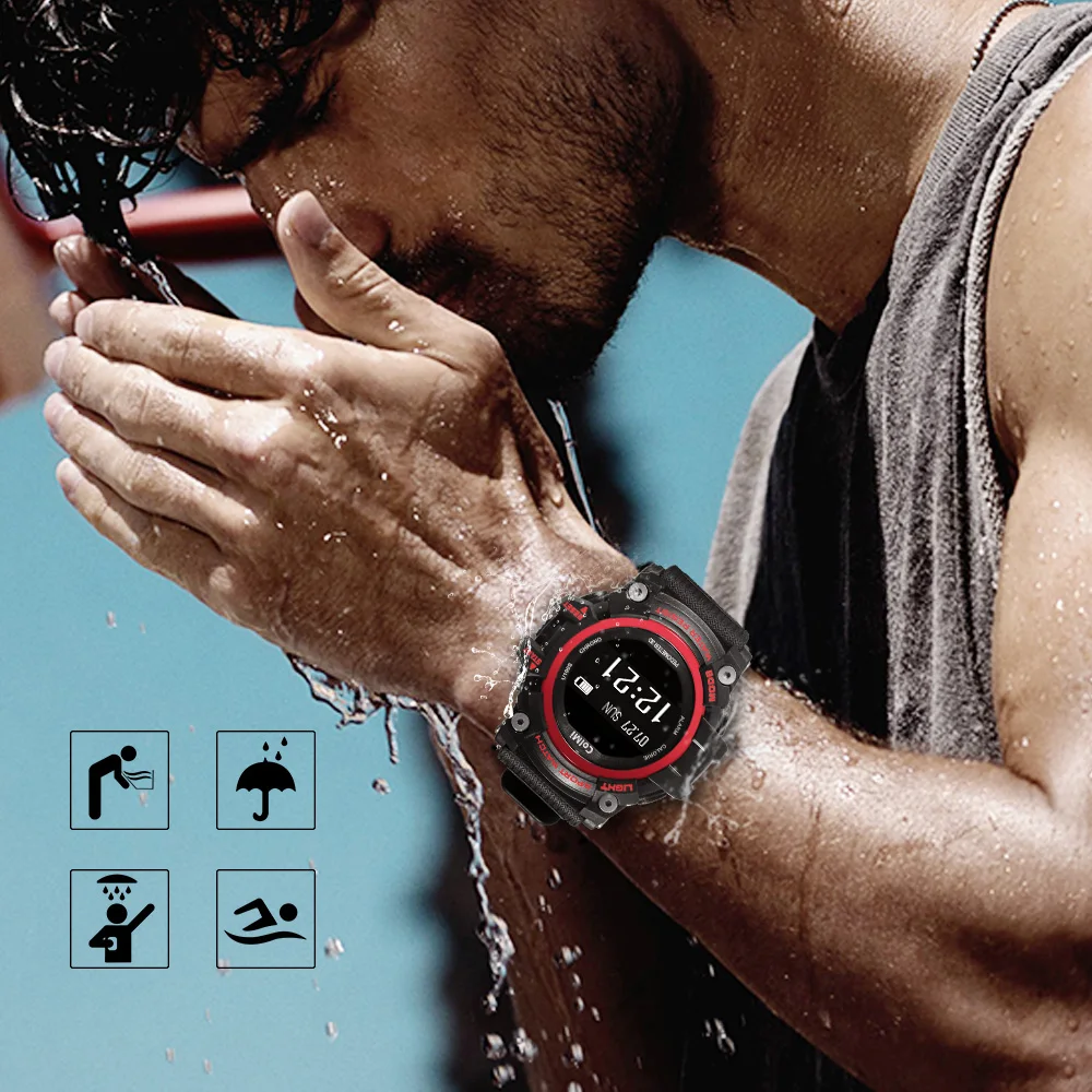 

Smart Watch Men Sports Waterproof Smartwatch Notification Remote Control Bluetooth Clock Pedometer Watch For IOS Android Reloj
