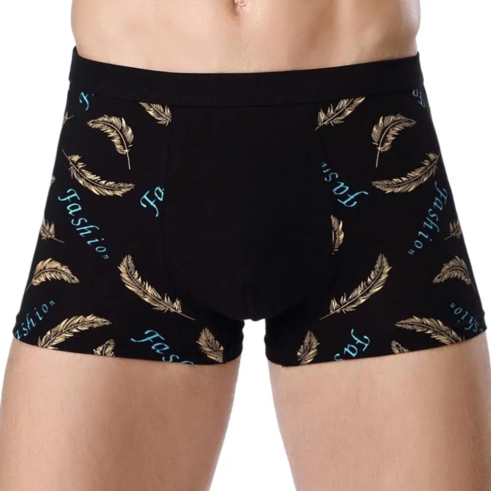 

2019 Fashion Underwear Men Boxers Underpants Sexy Print Man's Pants For Men Boxer Shorts