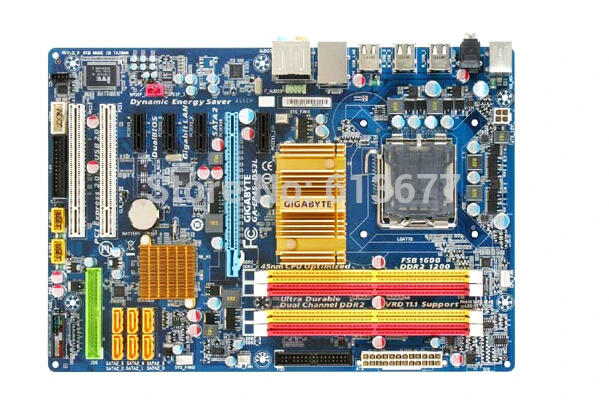 Бесплатная доставка оригинальная материнская плата для Gigabyte LGA 775 DDR2 настольного