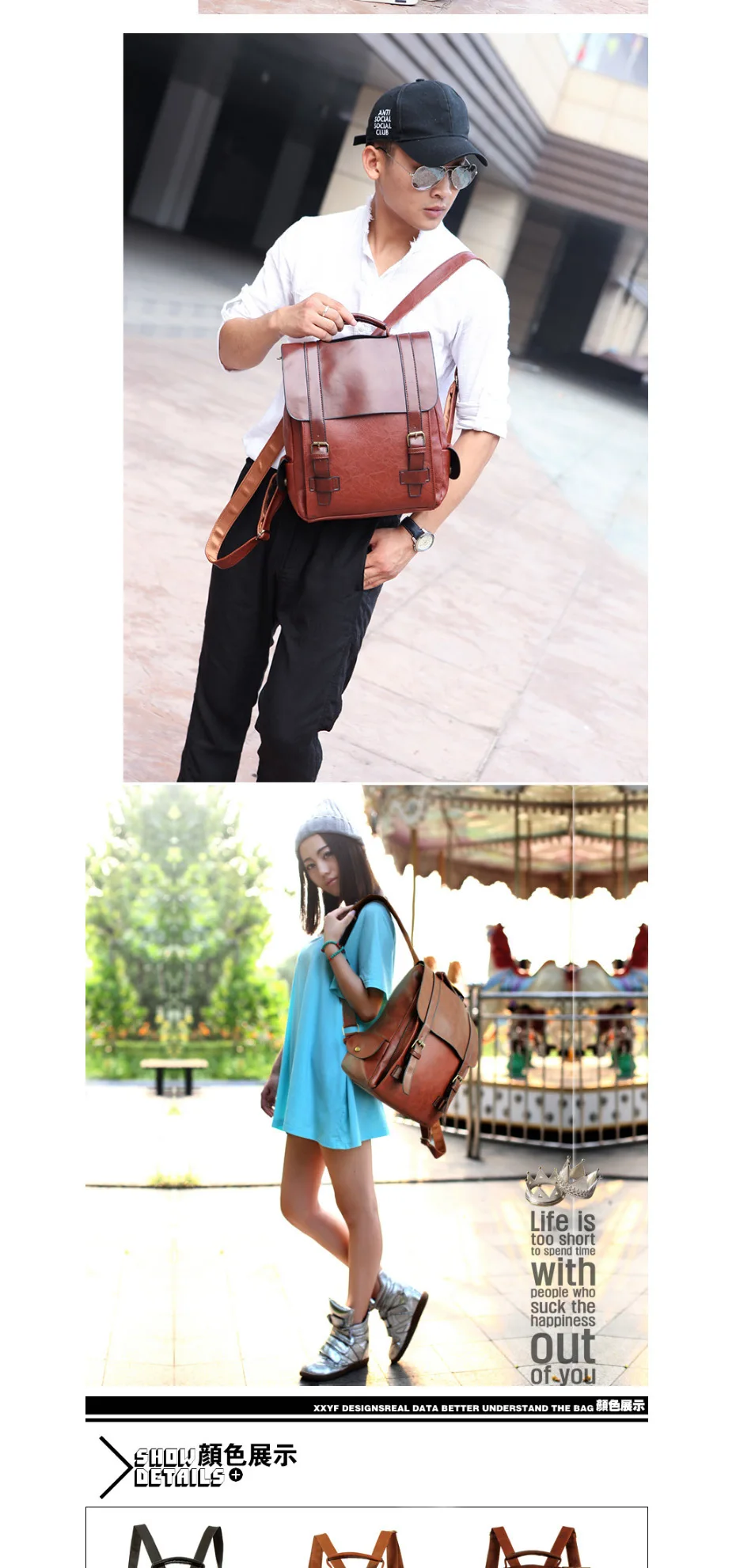 2018 Fashion Women Leather School Vintage Backpack Men Small Schoolbag Mochila Feminina Brown Black Backpacks Kanken Sac A Dos HTB1tVqhgQKWBuNjy1zjq6AOypXaC - 2018 Fashion Women Leather School Vintage Backpack Men Small Schoolbag Mochila Feminina Brown Black Backpacks Kanken Sac A Dos