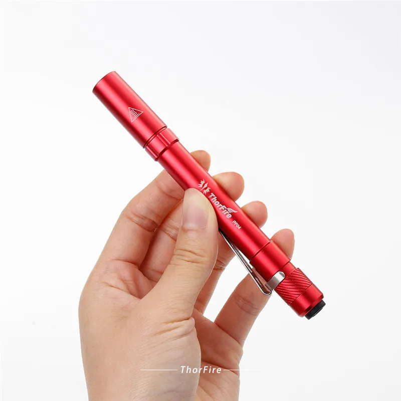 

ThorFire PF04 Waterproof Pen Lights 4 Modes 210Lumens Mini LED Flashlight IPX-8 AAA Led Bulbs Torch Lanterna For Outdoor Camping