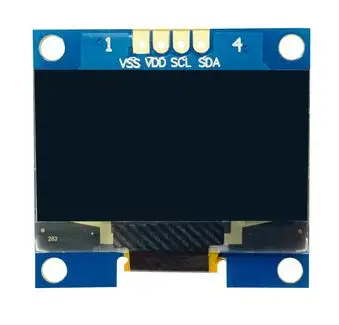 1,3 дюймовый 4PIN белый/синий OLED экран с адаптером платы SSD1306 Привод IC 128*64 IIC интерфейс