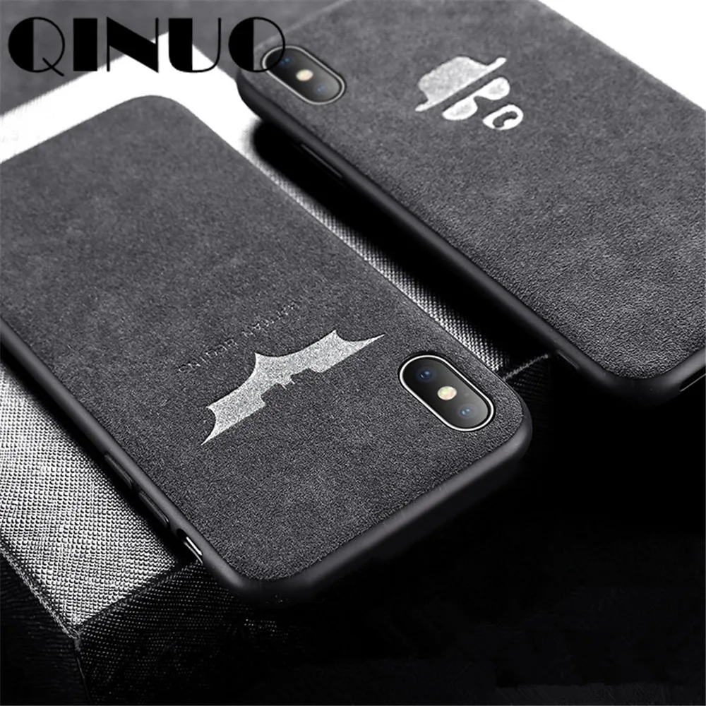 Меховой чехол QINUO Magician с логотипом для iPhone 12 11 Pro XS Max Mini X XR 6 7 8 Plus роскошный