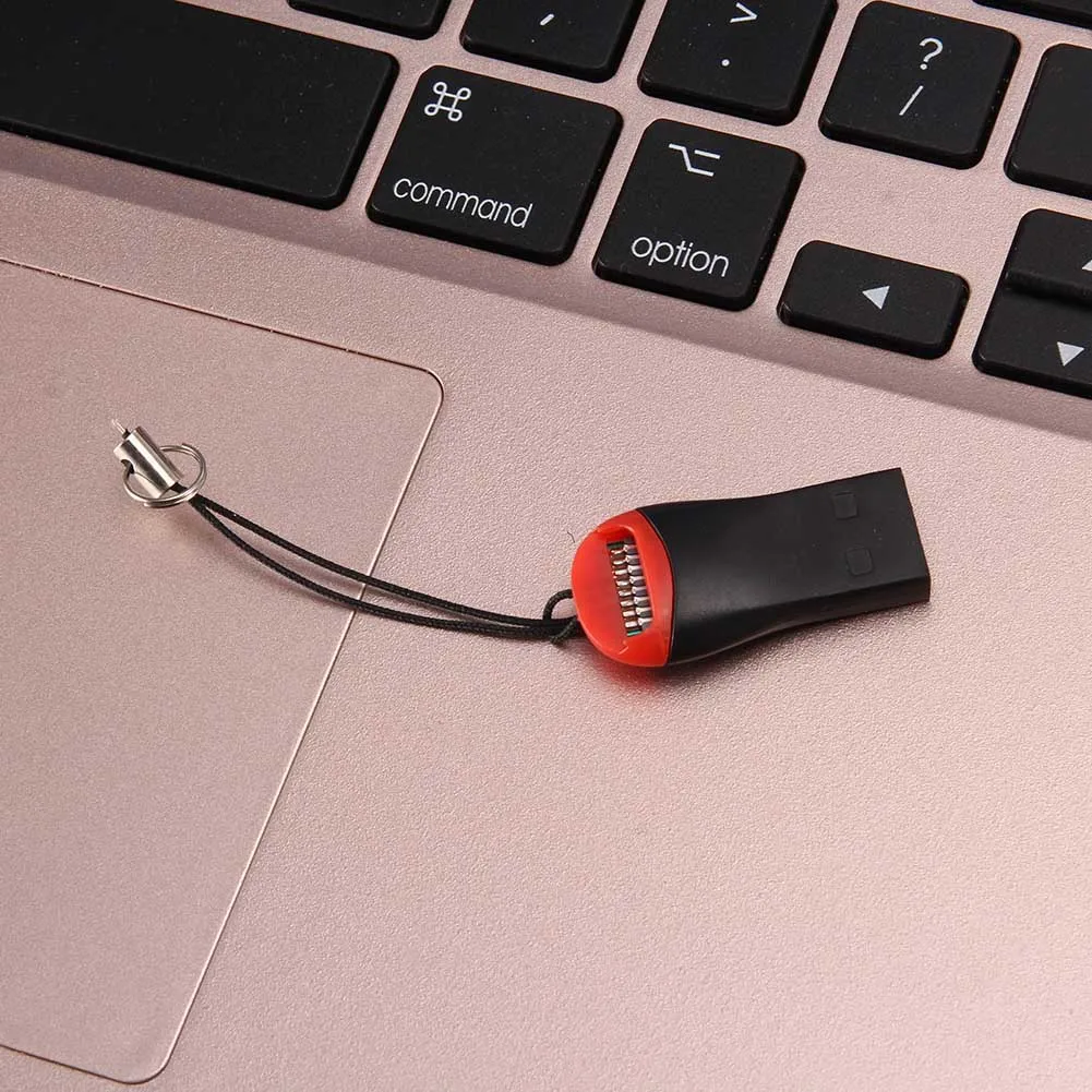 

High Speed Mini USB 2.0 Micro SD TF Memory Card Reader Whistle Style Adapter for Tablet PC Laptop XXM8