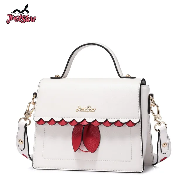 Just Star Women S Leather Handbags Las Fashion Insect Panelled Just Star Women S Leather Handbags Las Fashion Insect Panelled Shoulder Purse Female Ruffles Flap Leisure Messenger