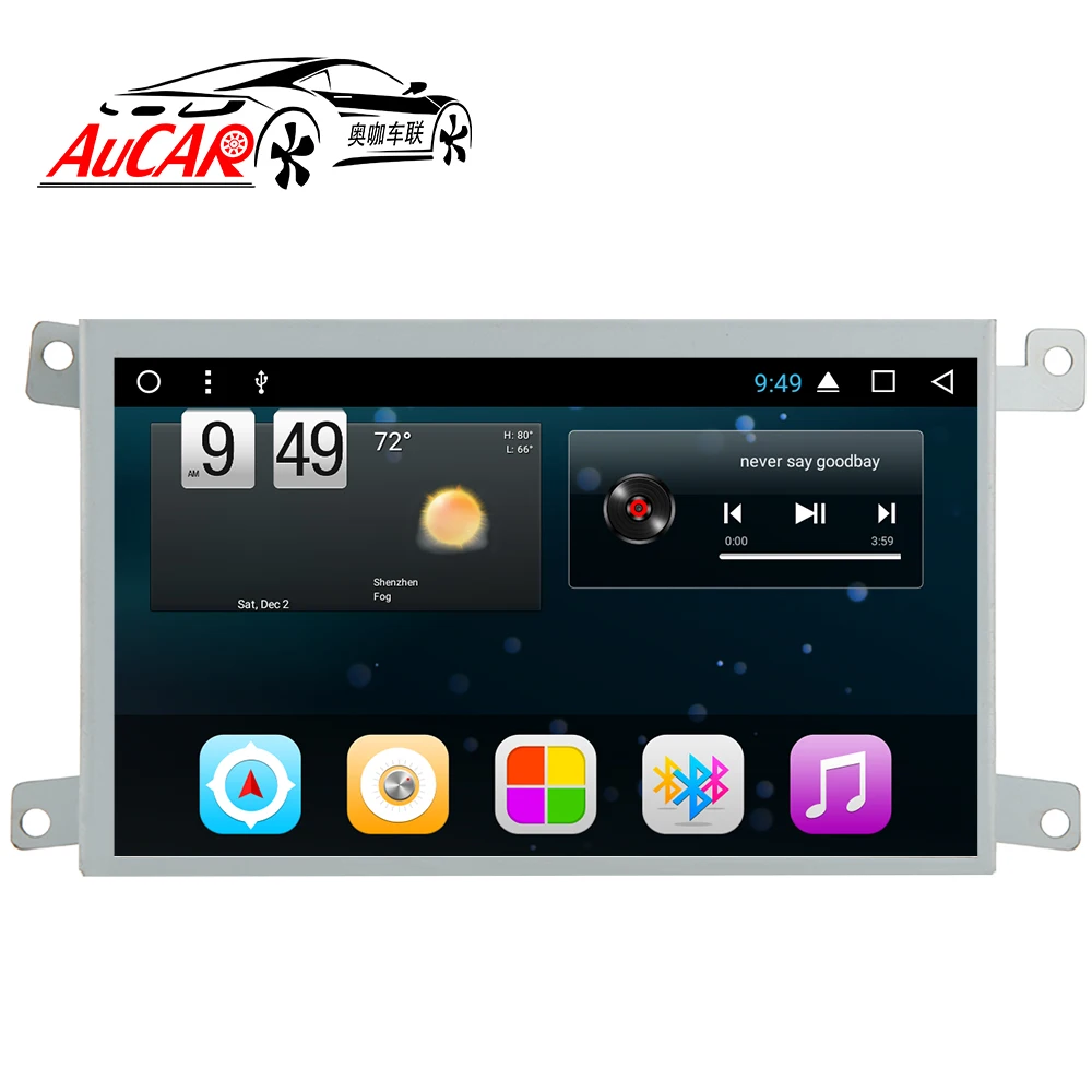 AuCAR Android 6 0 Автомобильный мультимедийный проигрыватель для Audi A6 A6L LHD RHD