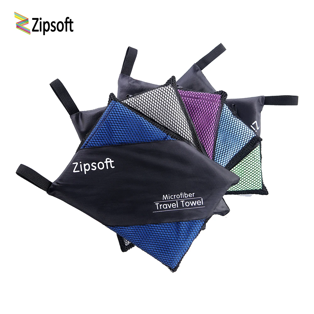 Брендовые пляжные полотенца Zipsoft из микрофибры для взрослых havlu быстросохнущее