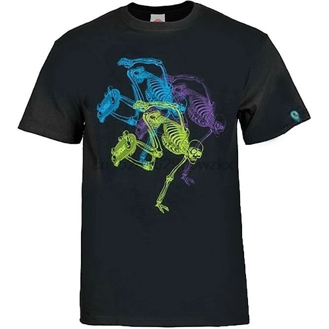 

POWELL PERALTA - Neon Skeleton - Skateboard Tee Shirt - BONES BRIGADE - G Bones