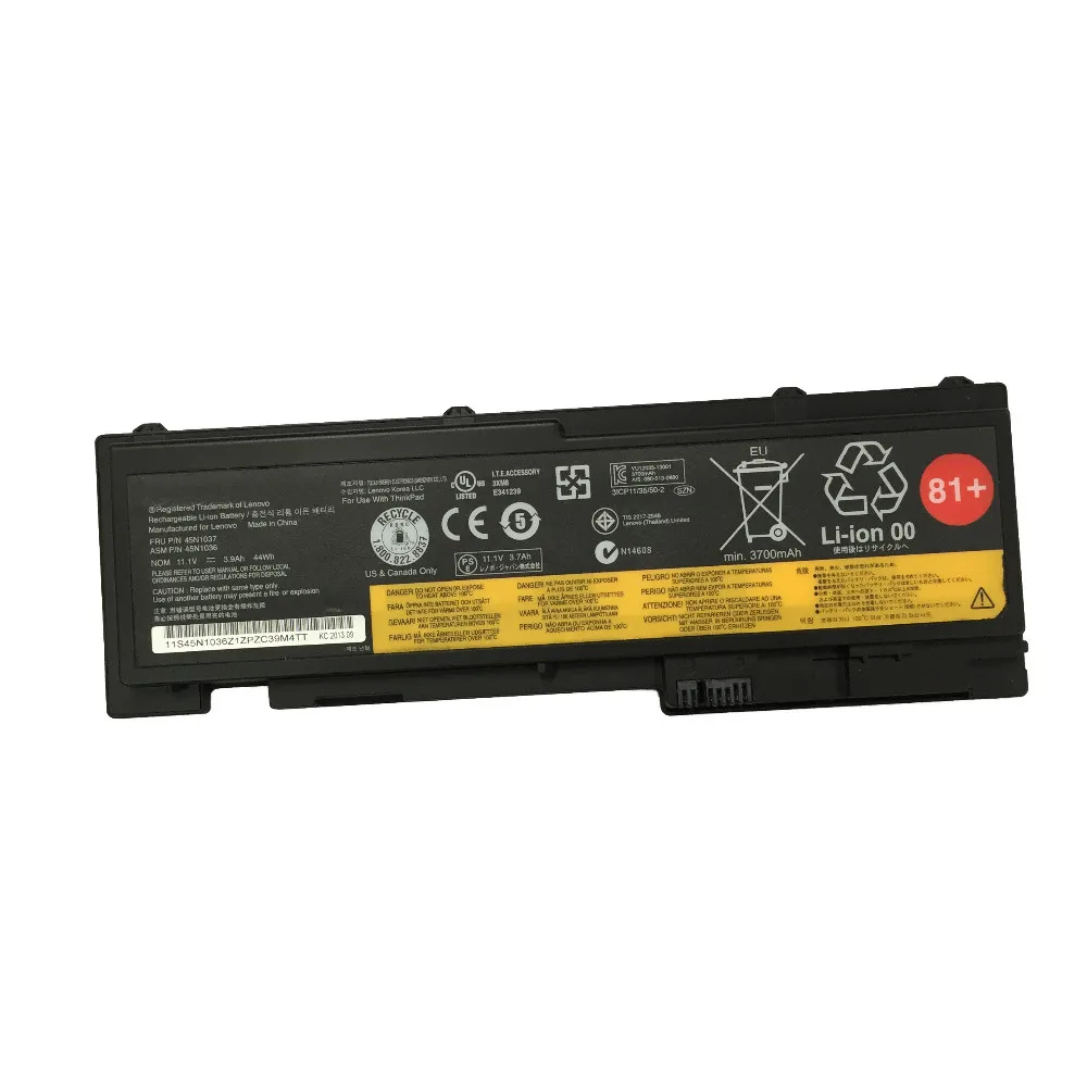 11,1 V 44Wh ноутбук Батарея для lenovo ThinkPad T430s T430si 45N1036 45N1037 45N1038 0A36309