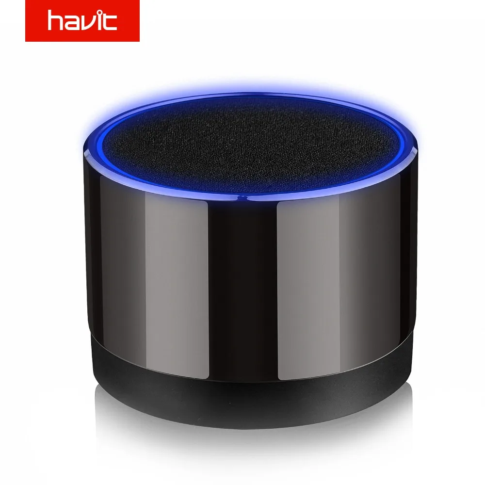 Мини настольный Bluetooth динамик Havit M10 беспроводной портативный Mp3 USB синяя
