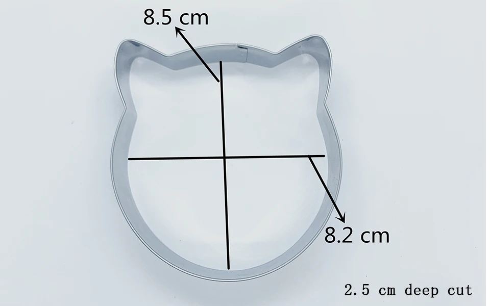 KENIAO Кошачья голова- Резак для печенья- Печенье / Помадка / Кондитерские изделия / Хлеборезки- Нержавеющая сталь