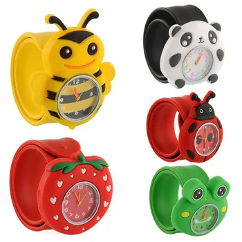 

Hot Sale Fashion Kids Watch Cartoon Watch Children Student Silicone Waterproof Quartz WristWatch Slap Cute Gift