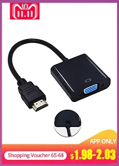 TISHRIC HDMI в VGA адаптер конвертер «Папа-мама» 3,5 мм аудио кабель 1080P HDMI2VGA цифро-аналоговый адаптер для ТВ проектора