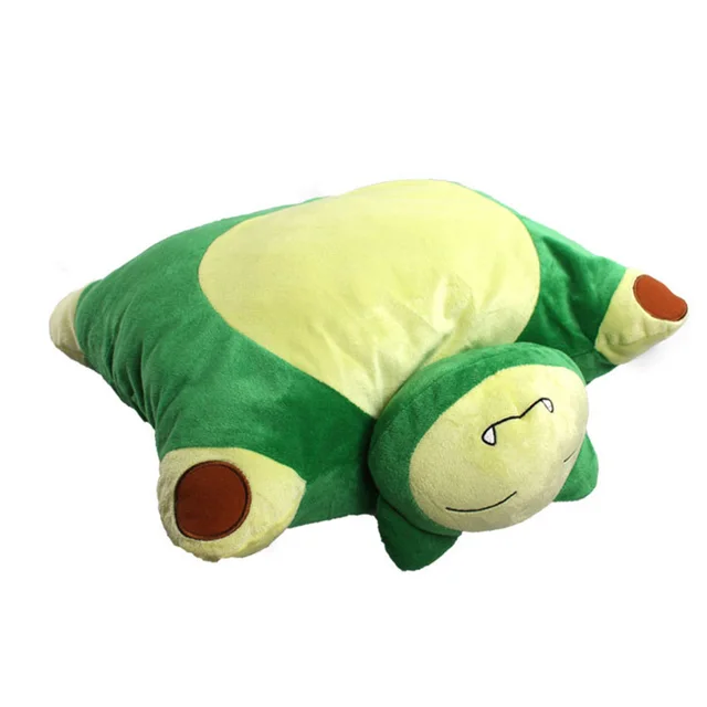 Snorlax Pikachu Animal Dolls, 40*33 CM Baby Plush Toys,Children Pocket Folding Pillow Send Kids ...