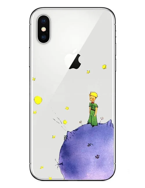 Прозрачный жесткий чехол для iPhone 5 5S SE телефона с рисунком Маленького принца