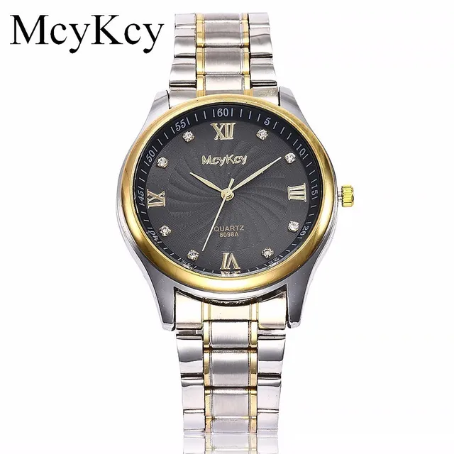 McyKcy Lovers' Watch Couples Business Wristwatches Top Brand Luxury Full Stainle McyKcy Lovers' Watch Couples Business Wristwatches Top Brand Luxury Full Stainle