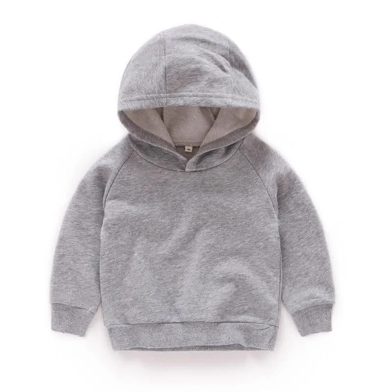 Kids Girls Boys Hoodies Outerwear White Red Yellow Black Grey Hooded Girls & Boys Sweatshirt Kids C