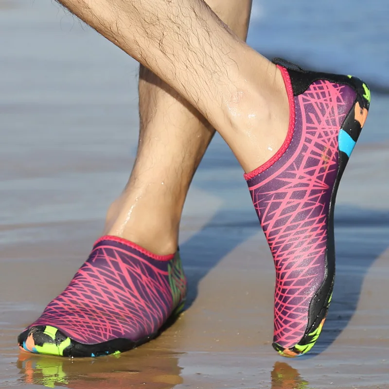 

Adult Unisex Flat Water Shoes Outdoor Swimming Soft Cushion Beach Shoes Seaside Diving Elastic Shoes Walking Lover yoga Shoes