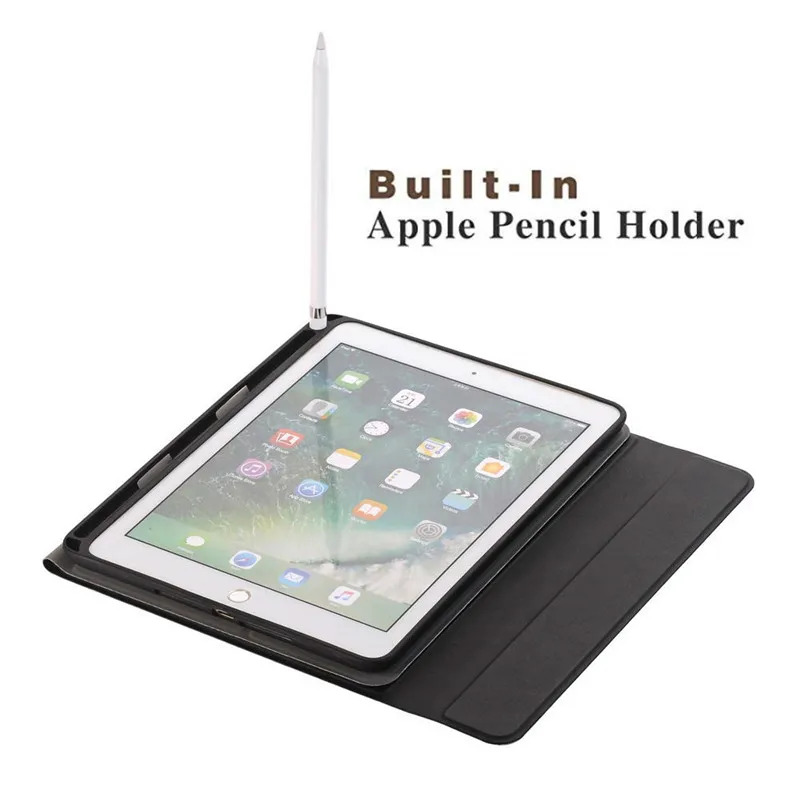 Bluetooth клавиатура чехол для iPad 9,7 Крышка для iPad 9,7 /Pro 9,7/Air2/Air универсальная версия с 7 цветами подсветки