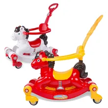 Отправка ShippingBaby качалка с музыкой четыре игрушки на колесах автомобиль качели стул коляска дорожная сумка для коляски 6 М~ 48 м