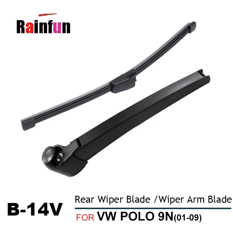 RAINFUN REAR WIPERS FOR Volkswagen POLO 9N(01 09), 14" REAR WIPER BLADE