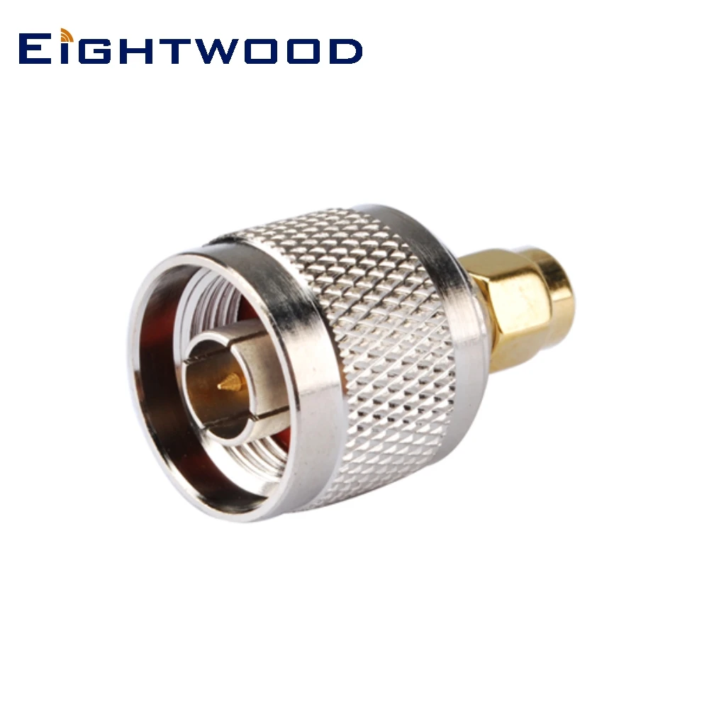 Eightwood 5 шт. SMA к N RF коаксиальный адаптер RP штекер Женский Штекер прямой