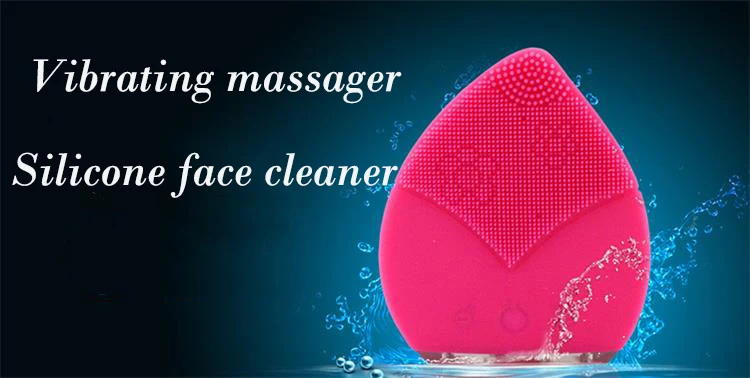 EveryLady silicone vibrating facial cleaning massager