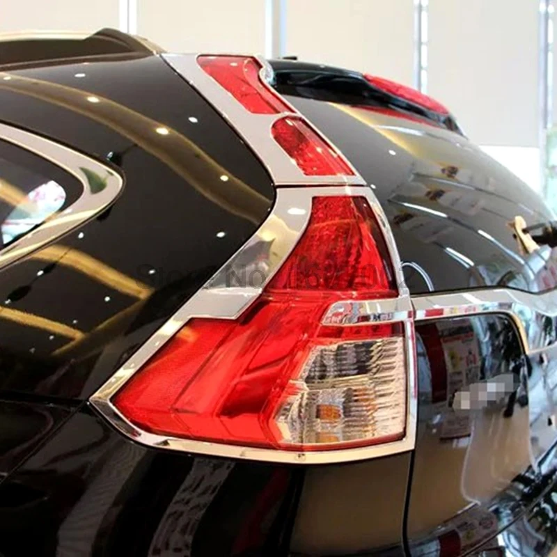 Для Honda CRV CR-V 2015 2016 2 шт. ABS хромированный задний фонарь для автомобиля Защитная