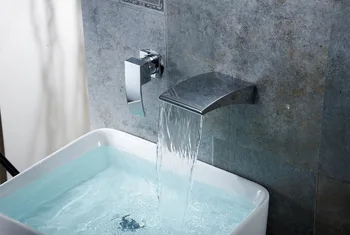 

Modern New Polished Chrome Brass Bathroom Basin Faucet Single Handle Sink Mixer Tap 2PCS Faucet bathroom accessories