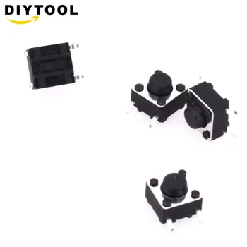 

50 pcs Tactile Push Button Switch Tact Switch for Arduino 4P DIP 6X6X5mm