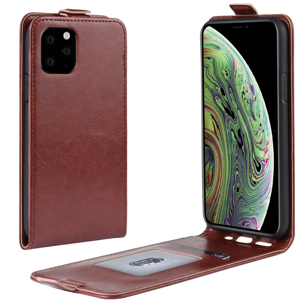 

For iPhone XI Max Retro Book Luxury PU Leather Case Flip Cover Flip Vertical Cover Bag For iPhone 11 Max 6.5-inch Card Slot Skin