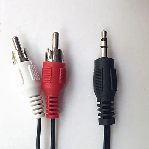 3 5 мм разъем Mini Plug to 2 RCA папа стерео Phono Аудио Динамик адаптер кабель| |