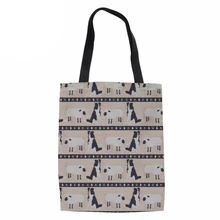 NoisydesignsLarge Ёмкость сумки Для женщин Симпатичные Бордер-колли печати сумка Coth сумки для женщин модные Бакалея посылка