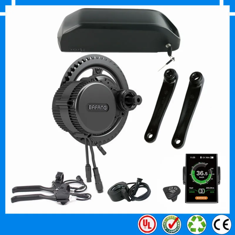 

US EU RU No taxes 36V 250W BBS01B Bafang mid drive electric motor kit with new 36V 13Ah ebike Li-ion ebike + charger