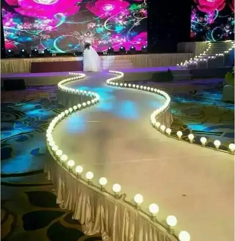 Fashion White Wedding Aisle Runners Both Sides Decoration Light String Road Cited Wedding Party Decor Props Supplies 10 rBVaJFjPqEaADDrfAAIYMuyZbQo128