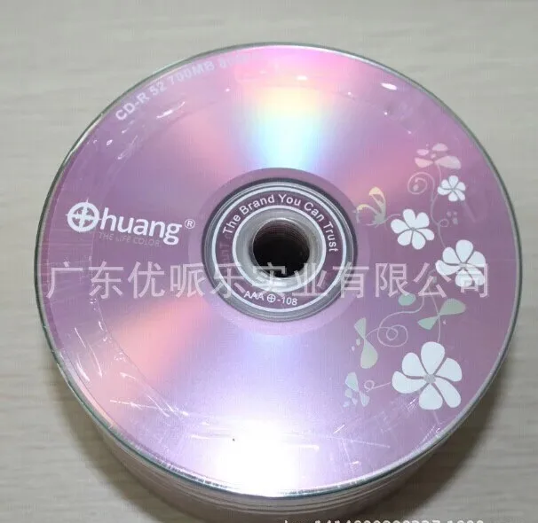 50 дисков менее 0.3% уровень дефекта A x52 700 Мб пустой диск с печатным CD-R