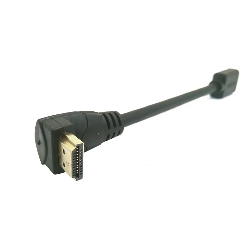 4K* 2K 60HZ HDMI 2,0 A штекер HDMI v2.0 Вниз& вверх& влево& вправо под углом 90 градусов мужской HD удлинитель HDMI 2,0 v Угловой кабель - Цвет: UP