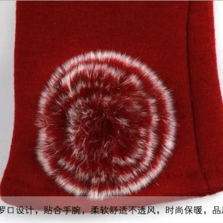 Размеры s, m, MISM модные элегантные женские зимние перчатки теплые толстые кроличий мех высокое качество одноцветное Прихватки для мангала