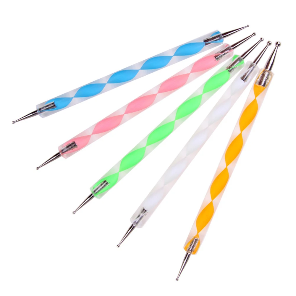 

5pcs 8pcs Acrylic Dotting Rod Ball Stylus Pottery Rock Painting Nail Stamp Template Stencil Tool Clay Craft