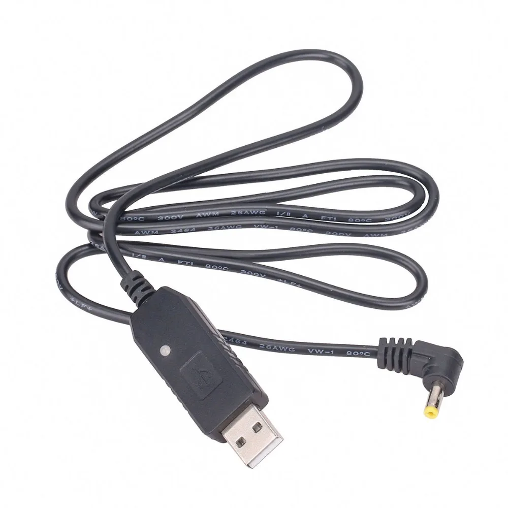 Зарядный кабель Baofeng USB/автомобильный с индикатором светильник для рации BaoFeng