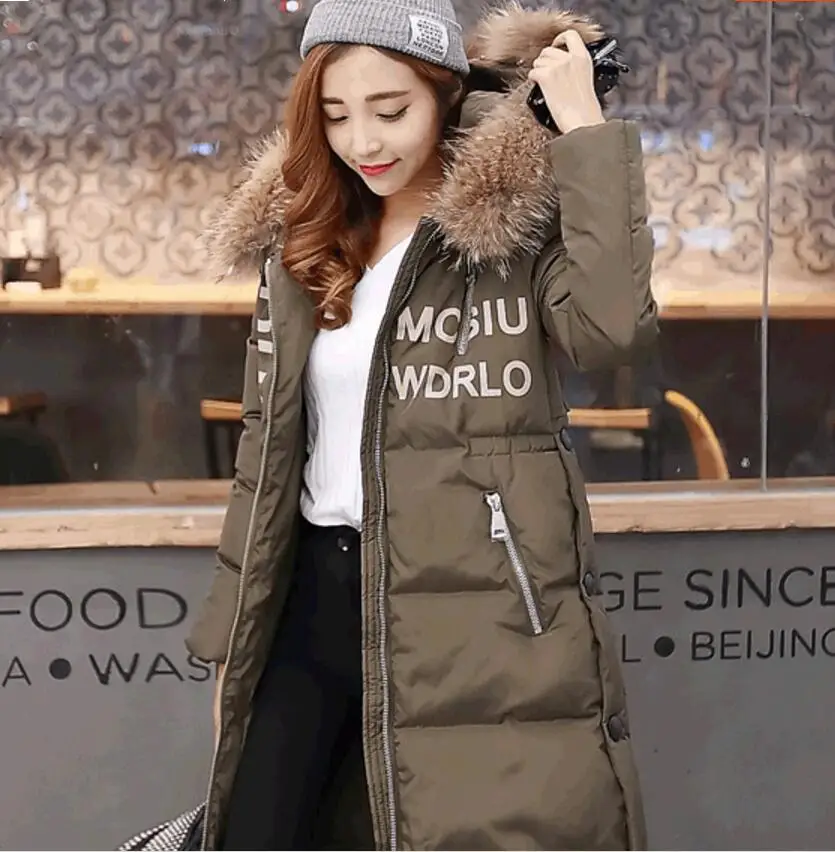 2016 Women's winter cotton jacket New Korean loose hood Cotton & Parkas ...